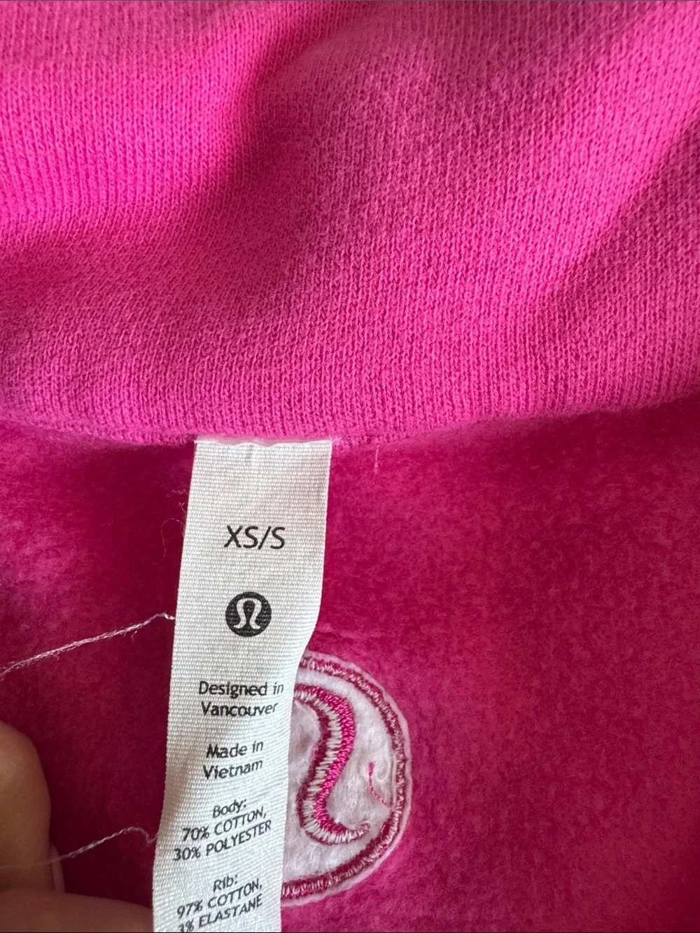 Lululemon Scuba Cropped Quarter-Zip Pullover Sweater